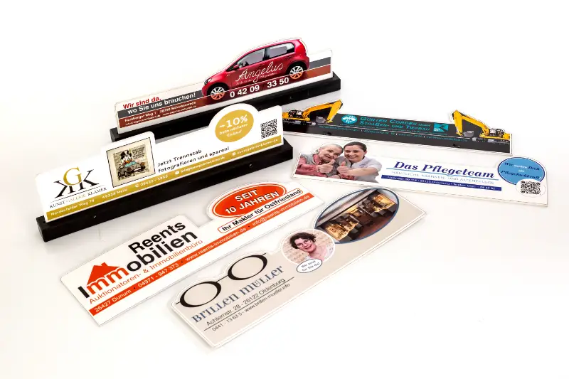 Diverse Warentrenner von Schütte Werbedesign  1/3